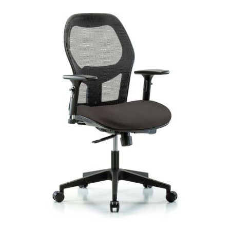 E Com Mesh Back Antibacterial Industrial Chair - Vinyl Seat - Meteor Supernova EXE-MDHCH-RG-H0-A2-RC-8824